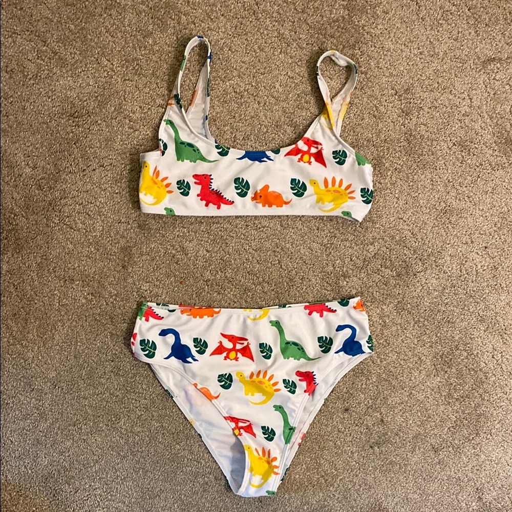 Dinosaur Print Bikini Set